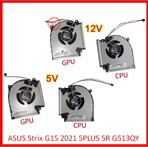 New Laptop Cpu+Gpu Cooling Fan For Asus ROG Strix G15 G513 G533 G533Q G533Z G513QR G513QY G17 G713 G733 G533Q 13NR0540P01011 (L+R)